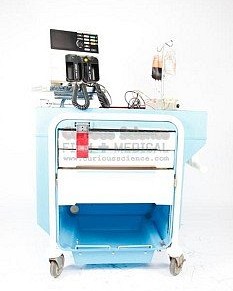 Blue Modern Crash Cart Defib Priced Seperately